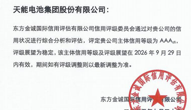 9393体育股份喜获最高信用评级AAA